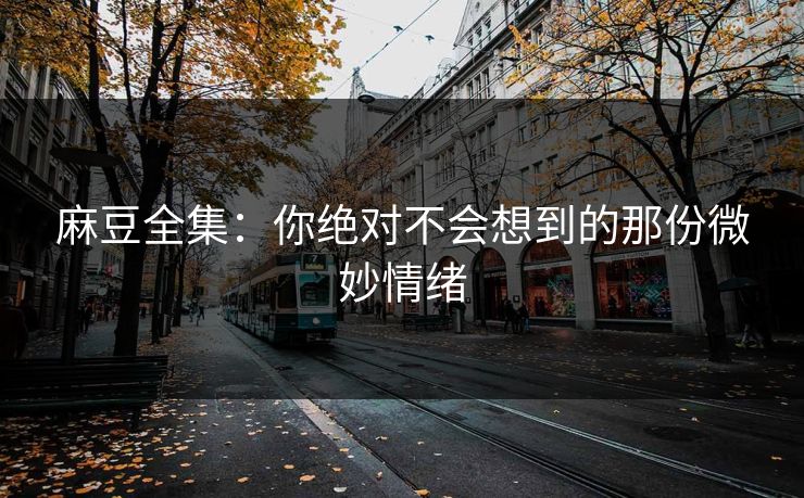 麻豆全集：你绝对不会想到的那份微妙情绪